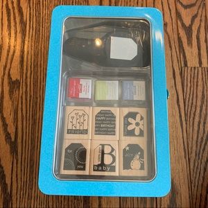Stampin Up stamp set with tag punch